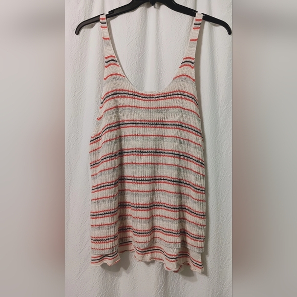 Free People Tops - Free People Striped Sweater Tank Size M